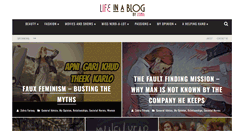 Desktop Screenshot of lifeinablog.com